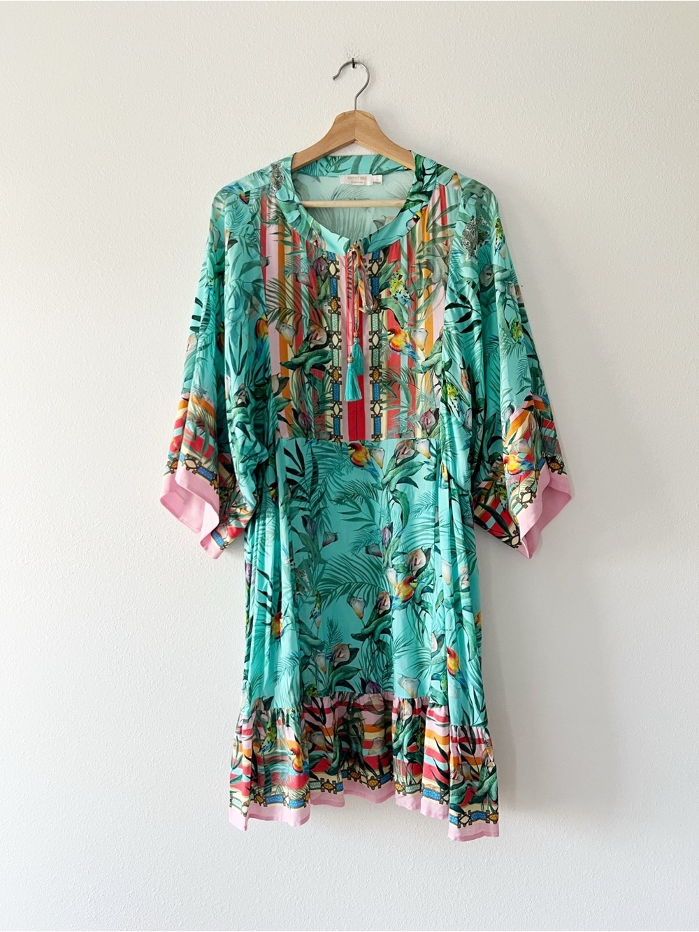 JOHNNY WAS | Taina Short Coverup Dress | L - Picture 2 of 4